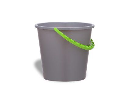 Vektex vedro kulate sede se zelenym uchem