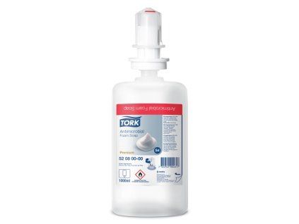 tork 520800 antimikrobialni penove mydlo 2500 davek karton