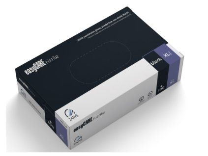 Rukavice Nitril Easy Care cerne XL