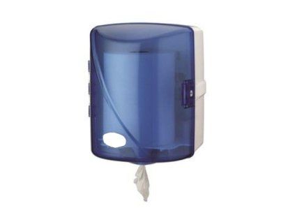 zasobnik na rucniky v roli interfeed paper towel dispenser modry 090714