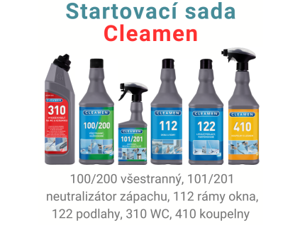 Zvýhodněná sada čistících prostředků Cleamen 6 ks
