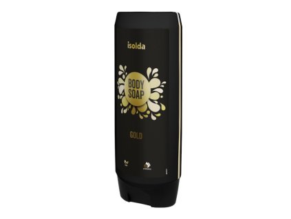 ISOLDA Gold body soap 550ml Click&Go