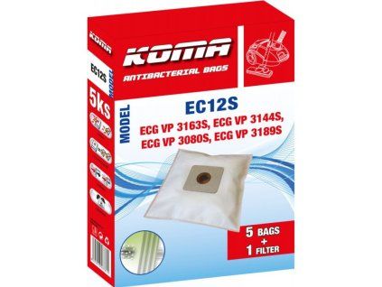Sacky do vysavace KOMA EC12S (bal. 5ks) + 1filter(2)
