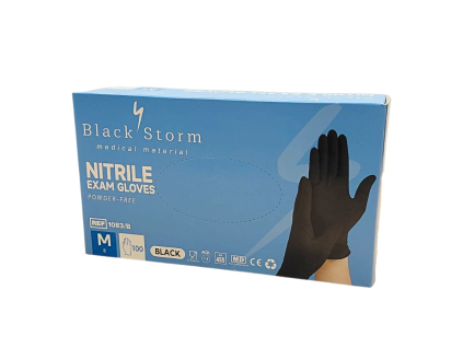Rukavice nitril cerne black storm vel. m (2)