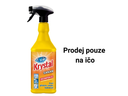 KRYSTAL Sanan proti plísním, virům a bakteriím rozprašovač 1,1Kg