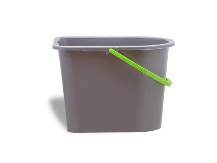 Vektex vedro oválné plastové 14 l, seda a zelena