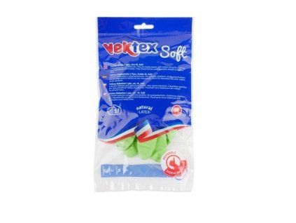 VEKTEX úklidové rukavice Soft zelené 45g vel.L