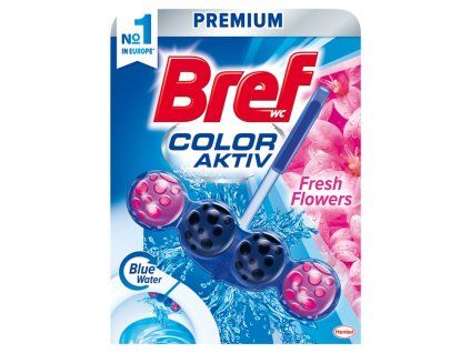 Bref Blue Aktiv Fresh Flowers WC blok modro růžový bc system www.bceshop.cz