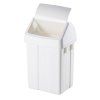 plastovy odpadkovy kos Patty s klapkou 25l bily II