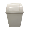 kos odpadkovy 12 l plastovy hranaty bily j